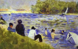 Bathers At Asnieres 1883-84