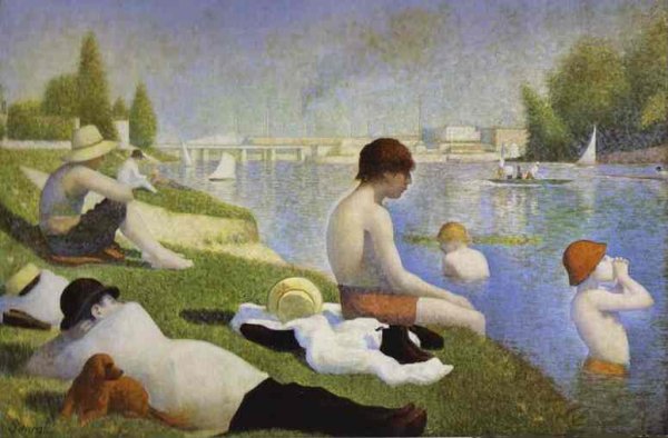 Bathers At Asnieres 1883-84