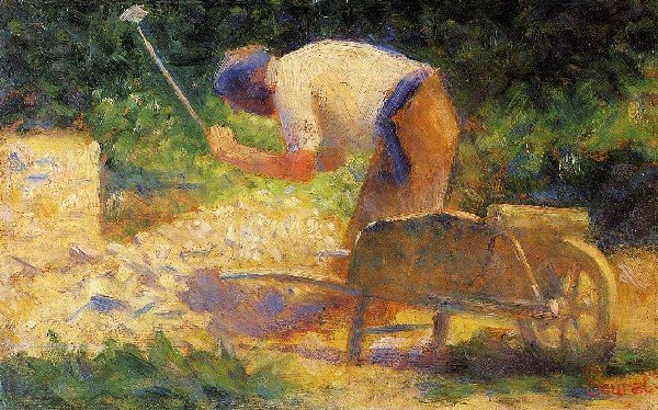 Stone Breaker And Wheelbarrow Le Raincy