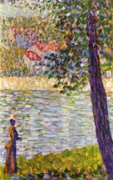 The Seine with Courbevoie